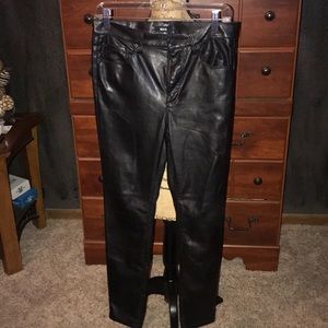 Leather pants